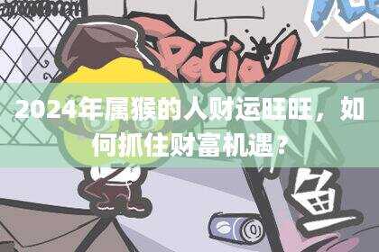 2024年属猴的人财运旺旺，如何抓住财富机遇？