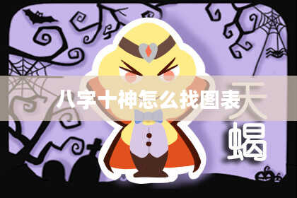 八字十神怎么找图表