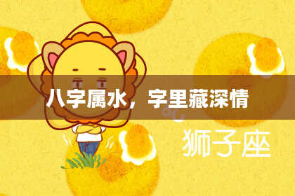 八字属水，字里藏深情