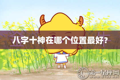 八字十神在哪个位置最好？