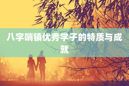 八字哨镇优秀学子的特质与成就