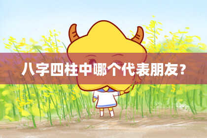 八字四柱中哪个代表朋友？