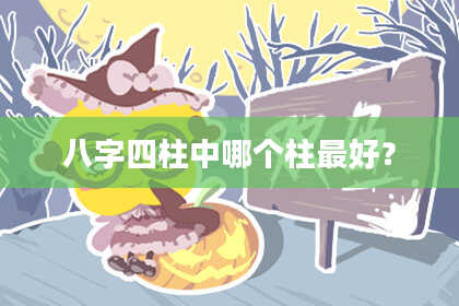 八字四柱中哪个柱最好？