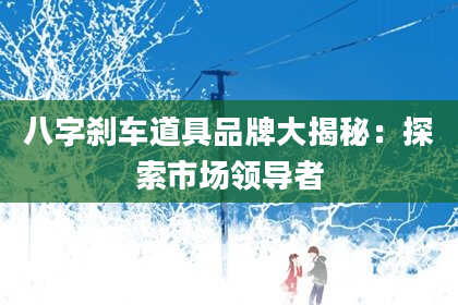 八字刹车道具品牌大揭秘：探索市场领导者