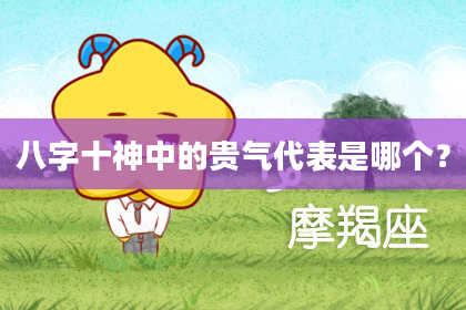 八字十神中的贵气代表是哪个？