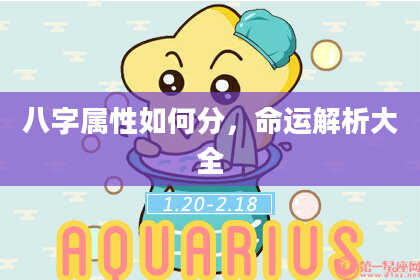 八字属性如何分,命运解析大全