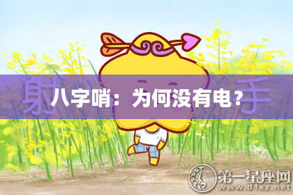 八字哨：为何没有电？