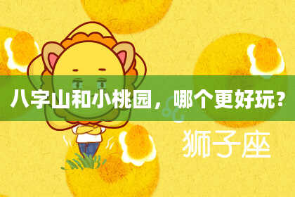 八字山和小桃园，哪个更好玩？