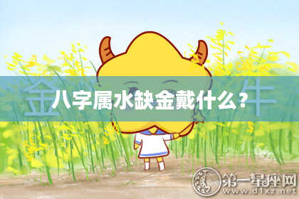 八字属水缺金戴什么?