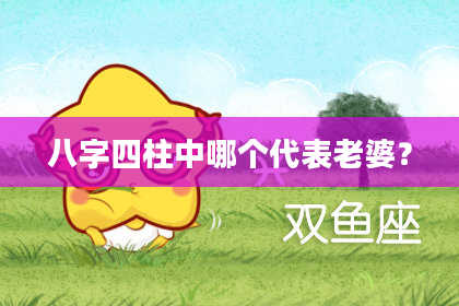 八字四柱中哪个代表老婆？