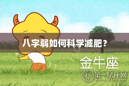 八字弱如何科学减肥?