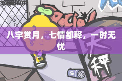 八字赏月，七情都释，一时无忧