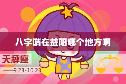 八字哨在益阳哪个地方啊