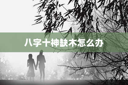 八字十神缺木怎么办
