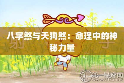 八字煞与天狗煞：命理中的神秘力量