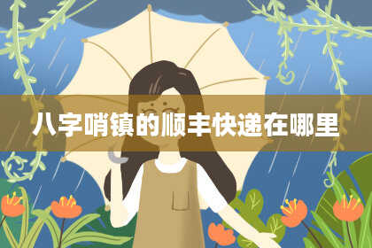 八字哨镇的顺丰快递在哪里