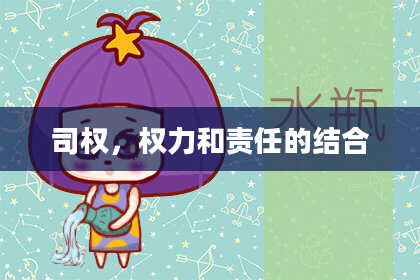 司权，权力和责任的结合