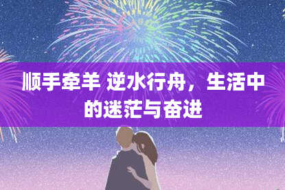 顺手牵羊 逆水行舟，生活中的迷茫与奋进