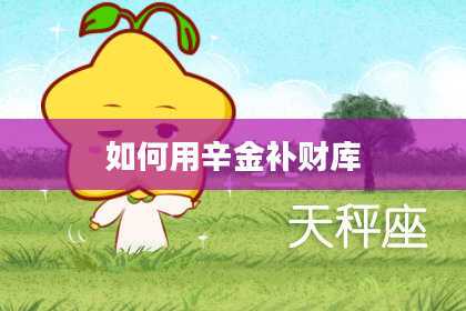 如何用辛金补财库