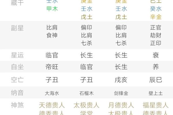 探秘壬水命八字特征：如何识别与应用
